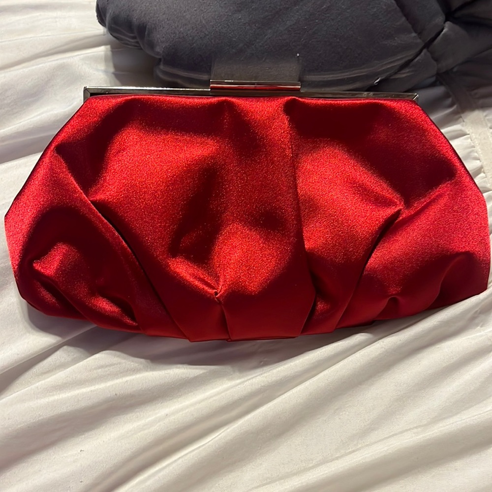 Red Formal Clutch or Purse